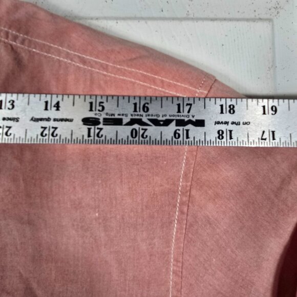 Tommy Bahama Button Down Shirt Medium Men's Long‎ Sleeve Red - Picture 6 of 9